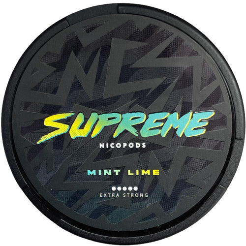 Supreme Mint Lime | Nicotine Pouches | PODS UK